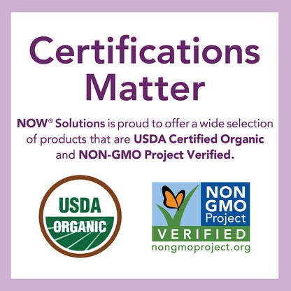 NOW Solutions, Organic Jojoba, Moisturizing Multi-Purpose Oil for Face, Hair and Body, 8-Ounce