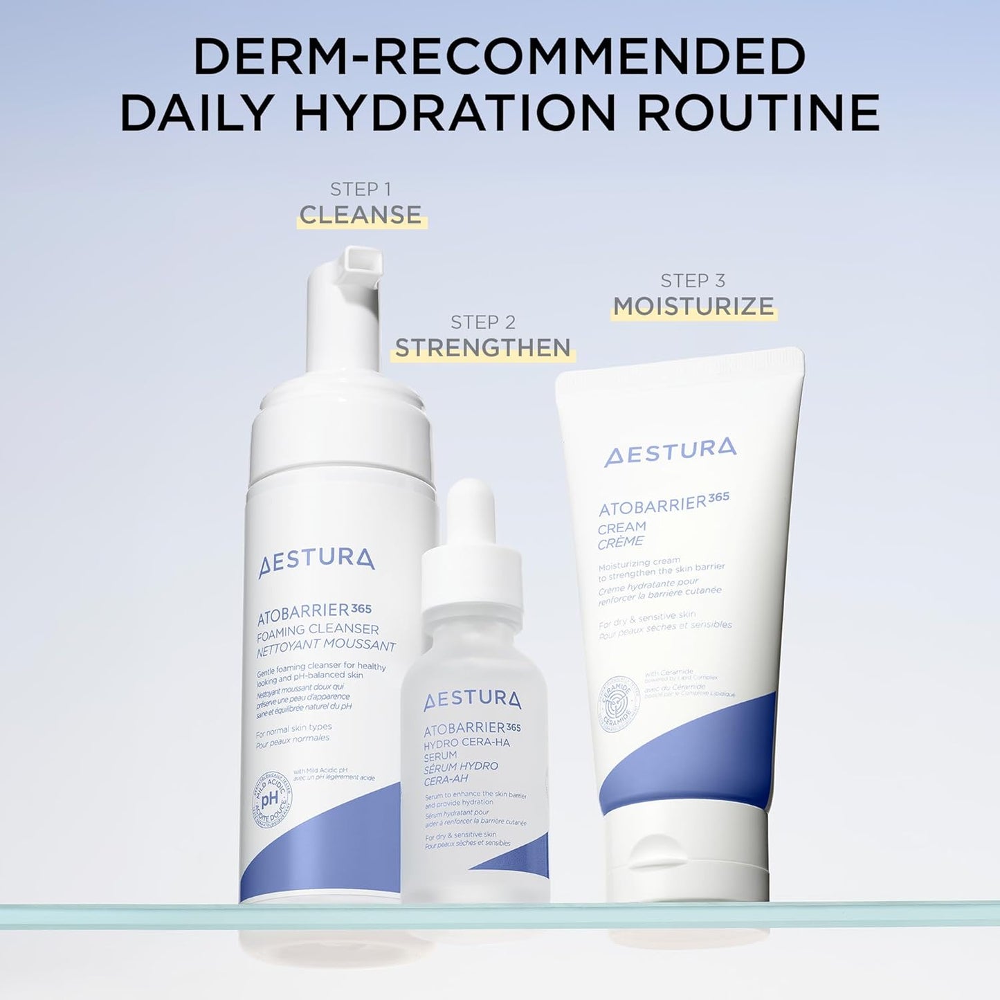 ATOBARRIER365 Cream with Ceramide, Korean Moisturizer for Barrier Repair | 120-Hour Lasting Hydration, Capsuled Ceramides for Dry & Sensitive Skin, Non-Comedogenic Tested, 2.70 Fl.Oz.(Renewed)