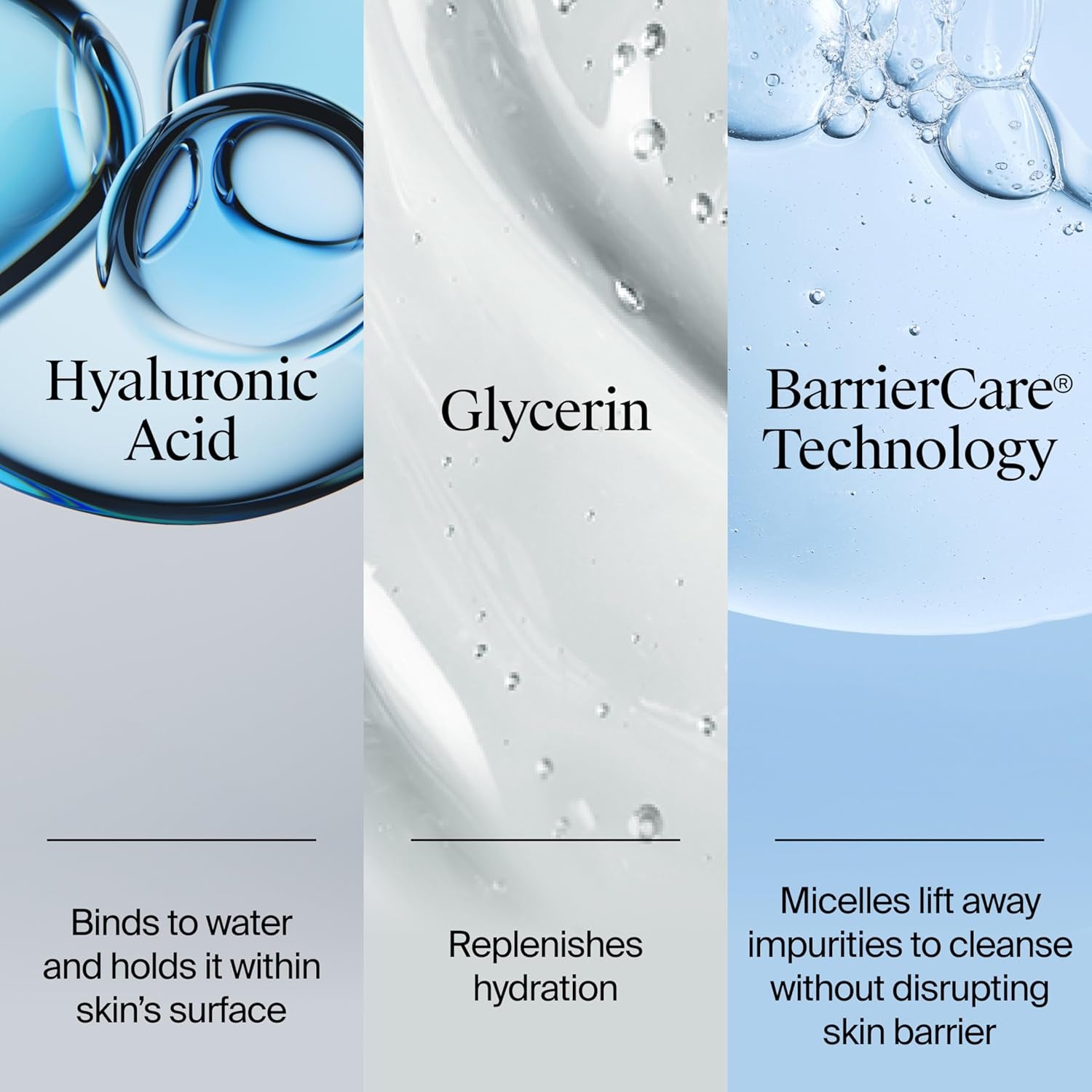 Hydro Boost Hydrating Face Wash & Makeup Remover, Gentle Facial Cleanser Gel with Hyaluronic Acid, Locks Moisture for Soft Supple Skin, Hypoallergenic, Oil-Free, Soap-Free, 7.8 Fl Oz