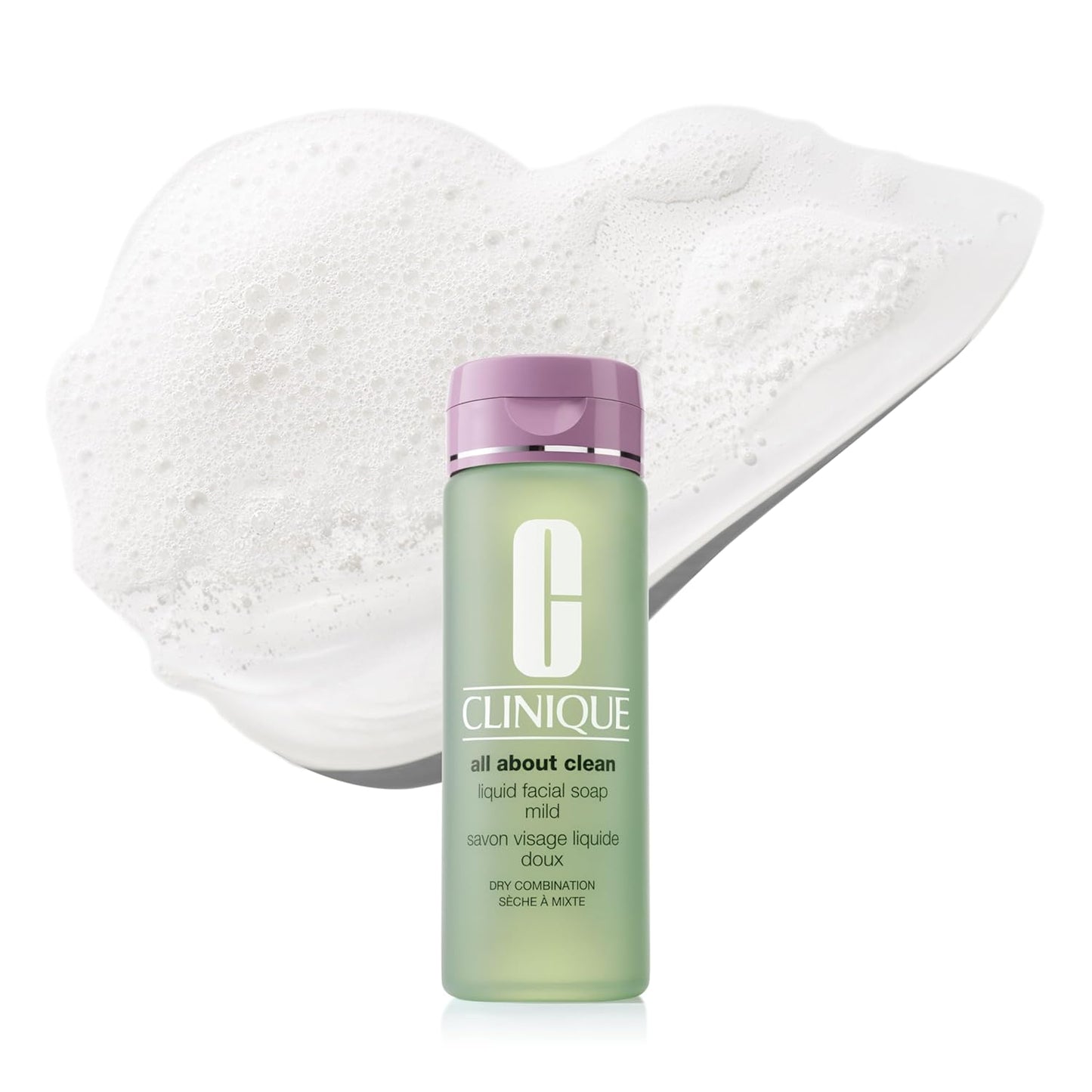 All about Clean Liquid Gentle Facial Cleanser Soap for Dry Combination Skin Types, Mild